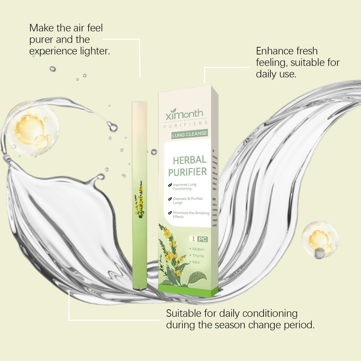 Herbal Purifier™ | Lung Cleanse Stick | Supports Clear, Fresh Breathing